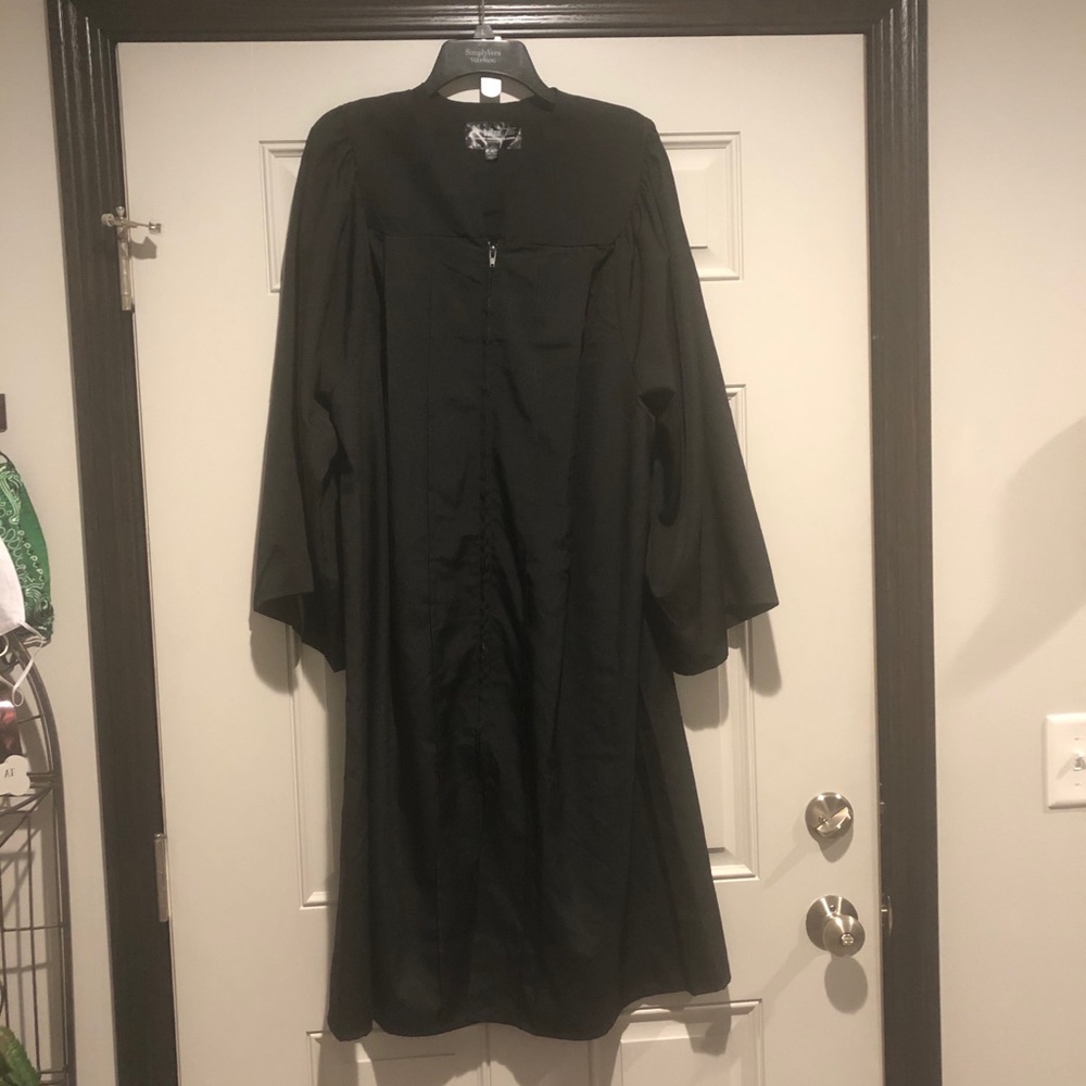 Black Graduation Robe for height 5'0-5'2